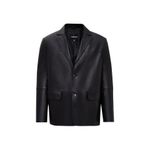 Derimod Rodrygo Erkek Siyah Blazer Deri Ceket 25WGD6565U4