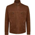 Derimod Wade Erkek Kahverengi Slim-Fit Süet Deri Ceket 26SGF646210