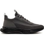 Derimod Zero Erkek Gri Kalın Tabanlı Bağcıklı Kumaş Sneaker 25WFD69106F