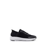 Derimod Zero Erkek Siyah Kalın Tabanlı Kumaş Sneaker 25SFD69486F