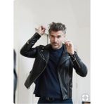 Derimont Deri Erkek İngiliz Yaka Spor Model Mont - Renkli