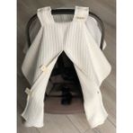 Derin Boutique Krem Örgü Pike Puset Örtüsü %100 Pamuklu Kullanım Kolaylığı ile