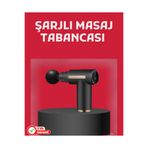 Derin Doku Masaj Tabancası 4 Başlık 6 Kademeli Sessiz Güç Şarjlı Kas Gevşetici UCZZZLF6140-4