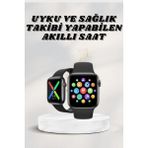 Derin Stok Akıllı Saat Wireless Şarj Yüksek Çözünürlüklü Müzik Sesli Cevaplama - Seçenek