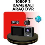 Derin Stok Araç Kamerası 3’lü Sistem | Full Hd, Sesli Kayıt ve Park Gözetimi - Seçenek