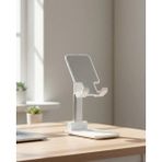 Derin Stok Ayarlanabilir Ergonomik Katlanabilir Masaüstü Telefon Tutucu Beyaz - Renkli - 0 - 3 Yaş