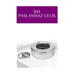 Derin Stok Inox Çelik Küllük – 13CM x 4 cm | Modern, Hijyenik ve Dayanıklı Tasarım