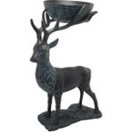 Derin Stok Metal Geyikli Kase 55 cm Dekoratif Hediyelik
