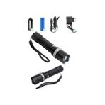 Derin Stok Swat Profesyonel Şarjlı El Feneri Ledli+Flashlight+Zoom Özellikli 6 Parça Full Set