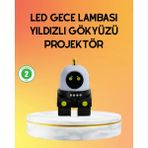 Derin Stok Taşınabilir Lityum Bataryalı LED Gece Lambası Projektör