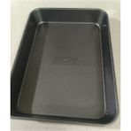 Derin Teflon Fırın Tepsisi 37X27 Cm, Şık ve Dayanıklı Mutfak Gereci - Seçenek 1 - Antrasit