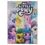 DerinHome My little Pony Boyama Kitabı Stickerlı Arka Kapak Kesilerek Maskeli Boyanacak Sayfa Sayısı 16