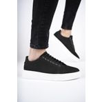 Deripabuc MRD11-0203 Hakiki Deri Siyah Nubuk Erkek Casual Ayakkabı