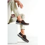 Deripabuc MRD15-3003 Hakiki Deri Kahverengi Nubuk Erkek Casual Ayakkabı