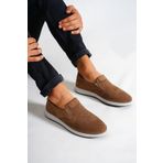 Deripabuc MRD15-5002 Hakiki Deri Kum Nubuk Erkek Deri Casual Ayakkabı