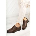 Deripabuc MRD7-0691 Hakiki Deri Kahverengi Erkek Casual Ayakkabı