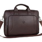 DERİ,SE club 1993 Evrak ve Laptop Çantası 15,6 inç Unisex (Kahverengi)