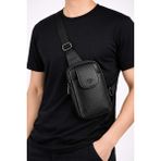 Derise Club Erkek Siyah Omuz Çantası Göğüs Çantası Body Bag Çanta