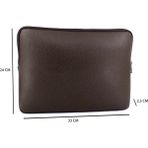 Derise Club Kahverengi Küçük Boy MacBook 13” 13,3 iPad Air 5 ve Notebook Tablet Kılıfı
