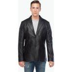 Deriza Morazzi Siyah Blazer Deri Ceket - XL - Dropsuz
