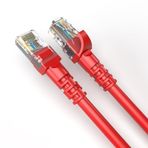 Derkab 20 cm 10lu Paket CAT6 Network-Ağ-Ethernet Kablosu Kırmızı