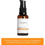 Derma Armour Derma Armour, Aydınlatıcı ve Ton Eşitleyici Cilt Bakım Serumu (%10 Askorbik Asit ve %0.5 Ferulik Asit), 30 ml