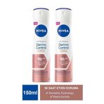 Derma Control Clinical Kadın Sprey Deodorant 150ml,96 Saat Üstün Koruma X2 Adet