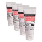 DERMA FACTORY Ton Eşitleyici Pembe Tonlu Kalamin İçeren Vegan Güneş Kremi Derma Factory Tone Up Sun Cream 30 GR (4 paketi)