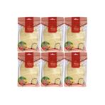 Derma Naturel Loofah Kabak Banyo ve Yüz Lifi, 15x24 cm, Doğal, 6'lı Set