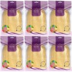Derma Naturel Loofah Kabak Havlu Banyo Eldiveni, 15x24 cm, 6'lı Set