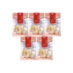 Derma Naturel Loofah Yüz Temizleme ve Siyah Nokta Peeling, Doğal Kabak Lifi, 5'li Set