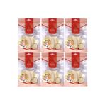 Derma Naturel Loofah Yüz Temizleme ve Siyah Nokta Peeling, Doğal Kabak Lifi, 6'lı Set