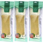 Derma Naturel Palmiye Örme İpli 8x24 cm 3'lü Banyo Kemeri