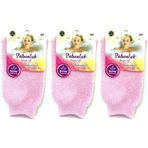 Derma Naturel Sabunluk Banyo Lifi MS-30, 3'lü Set, Pembe, Doğal Lif