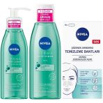 Derma Skin Clear Sivilce Karşıtı Yüz Temizleme Jeli,Tonik T-Bölgesi&Siyah Nokta Temizleyici Bant