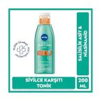 Derma Skin Clear Sivilce Karşıtı Yüz Temizleyici Peeling 150ML + Tonik 200ML + Burun T-Bant 4 Adet - Option-1