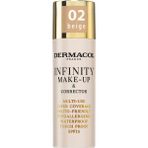 Dermacol Infinity Make-Up And Concealer 02 Beige Infınıty Makyaj ve Kapatıcı 02 Bej