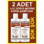 DermaDerm 2 Adet Saç Dökülmesine Karşı Biotin Ve Keratin Içeren Sarımsak Özlü Şampuan 250ml.