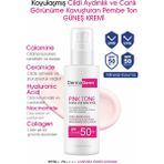 Dermaderm 3 Adet +50 SPF Ton Eşitleyici Yüz Bakım Ve Güneş Kremi 100 gr X 3
