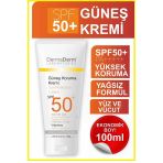 Dermaderm +50 Güneş Koruma Kremi 100 Ml