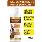 Dermaderm Argan Yağı Keratin Biotin Içerikli Hızlı Onarıcı Saç Bakım Şampuanı 250 Ml.