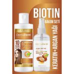 Dermaderm Argan Yağlı Biotin Keratin Bitkisel Saç Bakım Seti 2x250 ml - 2 x 250 ml