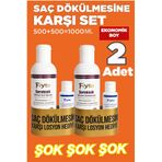 DermaDerm Laboratories Fiyto Saç Dökülmesine Karşı Sarımsak Özlü Şampuan 500 ml + Bitkisel Losyon Hediyeli 2 Adet