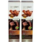 DermaDerm Saç Dökülmesine Karşı Argan Yağı Özlü Saç Kremi 500 Ml (2 Adet)