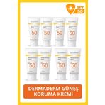 DermaDerm SPF 50+ Güneş Koruma Kremi 100ml 8 Adet