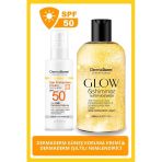 Dermaderm Spf50+ Yüz Ve Vücut Güneş Kremi 100Ml Ve Dermaderm Işıltılı Nemlendirici 250Ml.