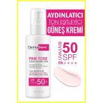 Dermaderm Ton Eşitleyici Aydınlatıcı Pembe Güneş Kremi 100Ml