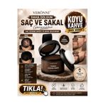 DERMAES beauty Yeni Nesil Saç Dolgunlaştırıcı Pudra Seyrek Sakal Saçlar için Saç Fiberi / Saç Ve Beyaz Kapatıcı Suda Çıkmaz KOYU KAHVE Pudra Seyrek