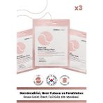 Dermal 3 Katmanlı Rose Altın Göz Maskesi X3 Tek Kullanımlık Cilt Koruma ve Canlandırma Etkisi