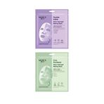 Dermal Cica Ve Peptid Glow Eriyen Kore Yüz Maskesi Seti 34 Gr - Beyaz